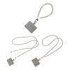 Mobile Phone Lanyard with Adjustable Chain Faux Pearl Beaded Crossbody Necklace Strap Anti-lost Wrist Strap for Phone Case Accessories