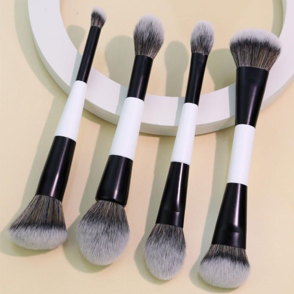 Doppelseitiger F4 Kontur Gesichts Pinsel Hohe Deckkraft Mehrzweck Lidschatten Concealer Pinsel Kosmetik Beauty Make-up Pinsel