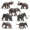 Wild Animal Model: Asian Elephant & Mammoth Cognitive Toy Decor for Kids