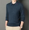 Autumn And Winter 100 Wool Men'S Casual Pure Wool Bottoming Shirt Middle-Aged And Young People Thickened Warm Wool Sweater