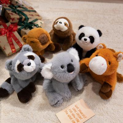 35CM Lovely Soft Animal Doll Cute Sloth Koala Raccoon Panda Capybara Horse Plush Toy Kawaii Birthday Gift