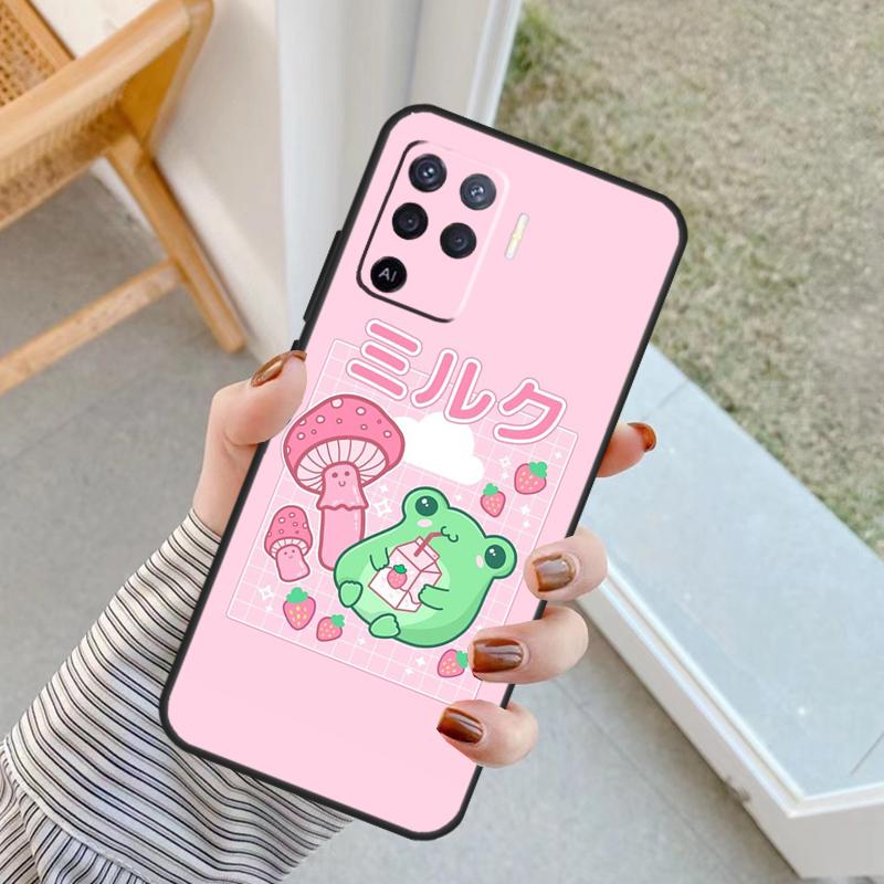 

Милый Кавайный Чехол-Лягушка Для Oppo A5 Pro A15 A17 A57 A77 A18 A38 A58 A78 A98 A94 A74 A54 A40 A60 A80 A16 A76 A96 OPPO A40 A40m