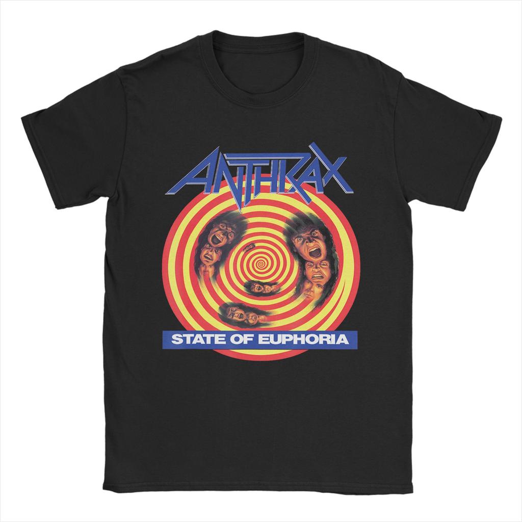 Novelty Anthrax Spreading The Disease TShirt Men Round Collar Cotton T Shirts Short Sleeve Tee Shirt Birthday Present Clothes