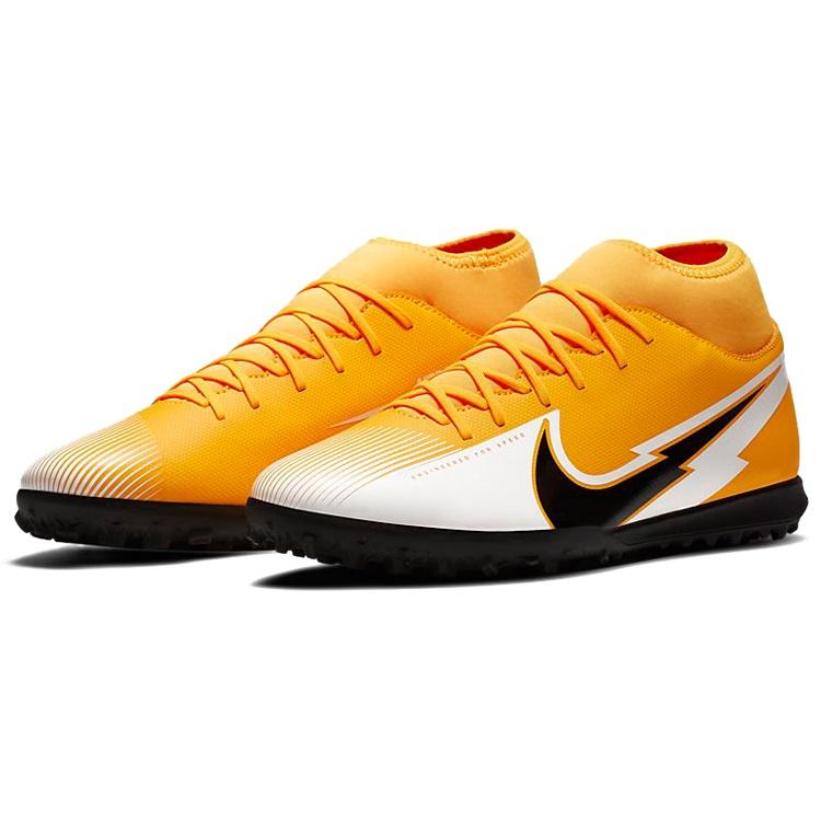 Nike Mercurial Superfly 7 Club TF Turf 'Black Yellow' Men's AT7980-801