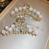 Light Luxury  Bell Orchid Tassel Hair Clip Flowers Rose Butterfly Claw Clip Shark Hair Claw Barrette Hair Accessories