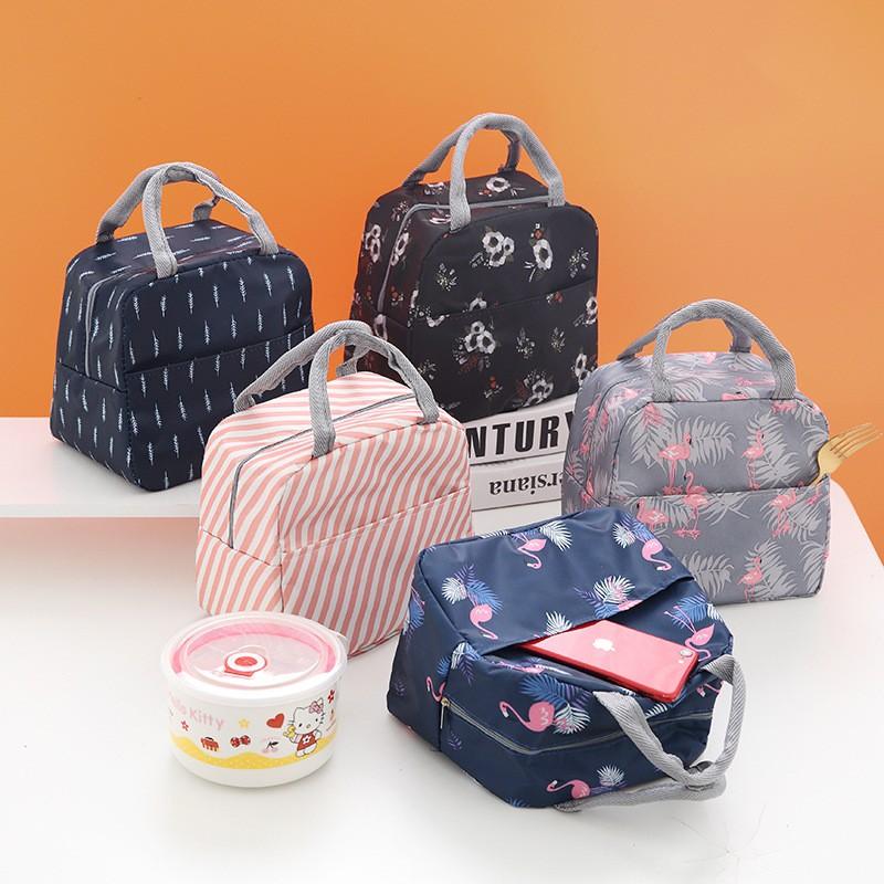 Waterproof Flamingo Bag Lunch Bag Preservation Baby Food Milk Bottle Heat/cold Storage Insulation Bags Infant Kids Food Bag