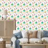 Back to School Wallpaper White, Cream and Coral for Living Room and Bedroom 50x1000