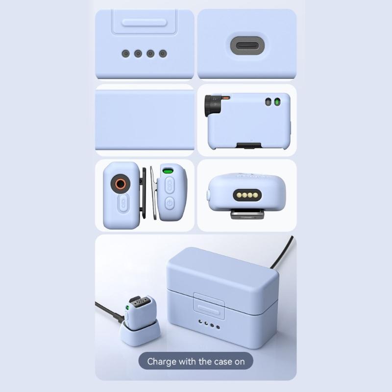 Lightweight Dustproof Silicone Protector Replacement for Mic Mini Charging Case Transmitter Receiver Protective Cover
