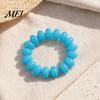 Damenarmband Perlen für Frauen, Bunte Acrylperlen Elastisches Damen Stretcharmband, Boho Sommer Strandurlaub Schmuck