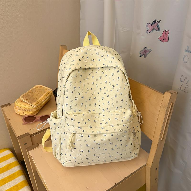 Women's Printed Backpack Student Schoolbag