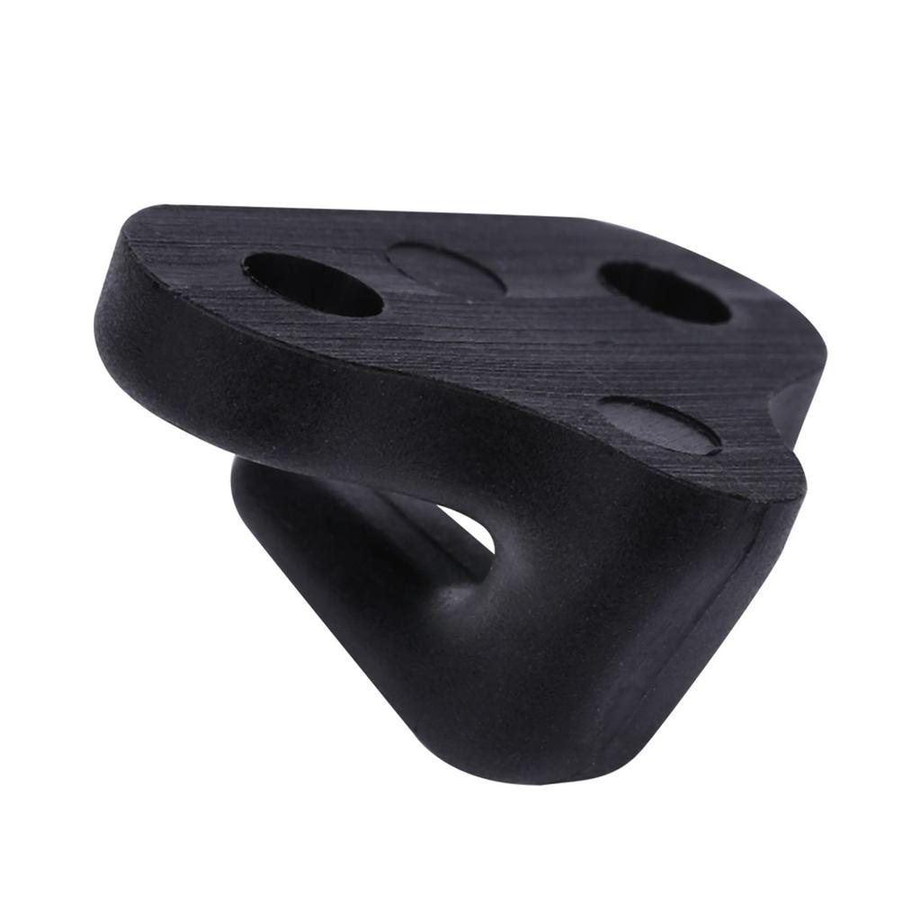 Nylon Kayak Lashing J Shape Hooks Replacement Black With Flat Head Screws