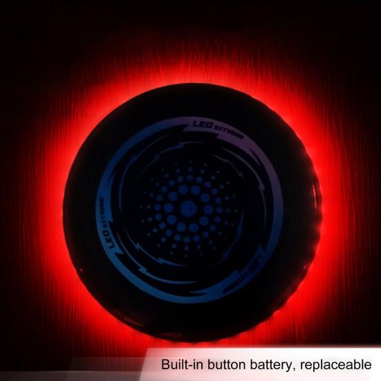 Crianças Brinquedo de Disco Voador Macio Jogo de Arremesso de Disco Iluminado Jardim Ao Ar Livre Gramado Disco Voador LED Jogo de Família Pai-filho Meninos Meninas Presente