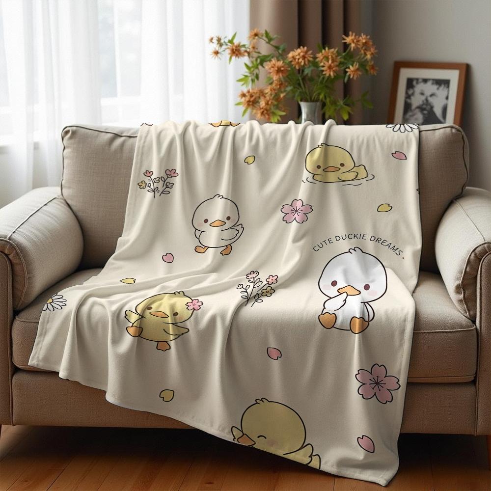 Cream Candy Cane Branch Soft Flannel Blanket Breathable Warm Throw for Office Car Sofa Kids Room Birthday Xmas Gift