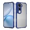 KEYSION Heavy Duty Shockproof Phone Case for IQOO Z10 Lite Soft Silicone+PC Translucent Matte Back Cover for VIVO IQOO Z10 Lite