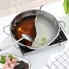 ZISIZ 40cm Stainless Steel Mandarin Duck Hot Pot