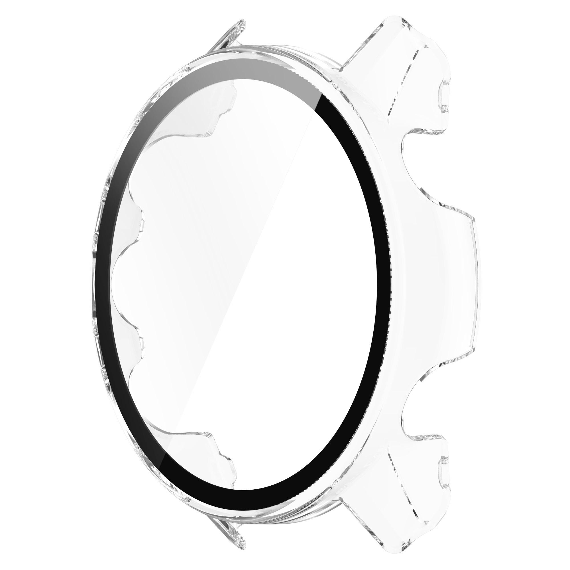 

Защитная крышка-оболочка для экрана ПК для часов Garmin Forerunner 955/255 255S Music Защитный чехол Полное покрытие Закаленное стекло Рамка For Forerunner 955 прозрачный