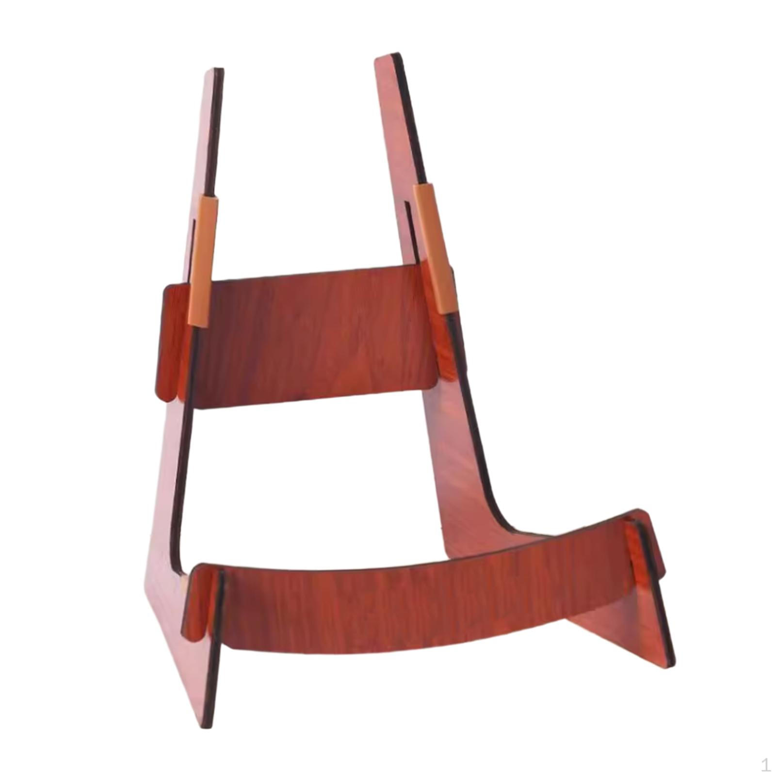 Держатель-подставка для гитары Акустическая Бас Скрипка Укулеле Деревянный Инструмент Съемная Стойка для Дисплея Red