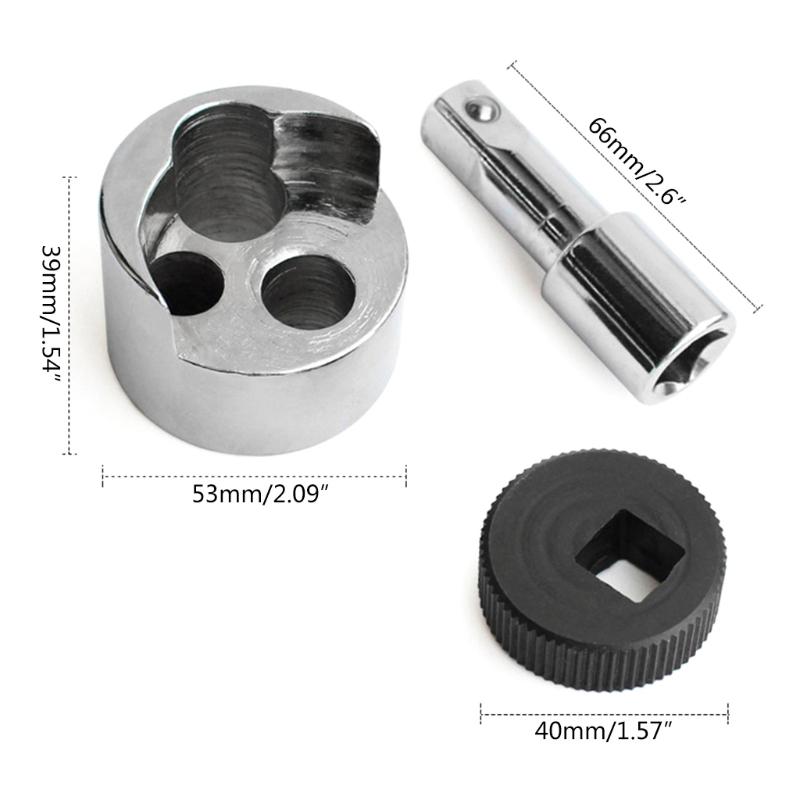 Extractor Șuruburi Prezon 1/4" la 3/4" Instrument Extractor Piulițe Îndepărtare Prezoane Rupte sau Blocate cu Diametrul Între 6 și 19 mm