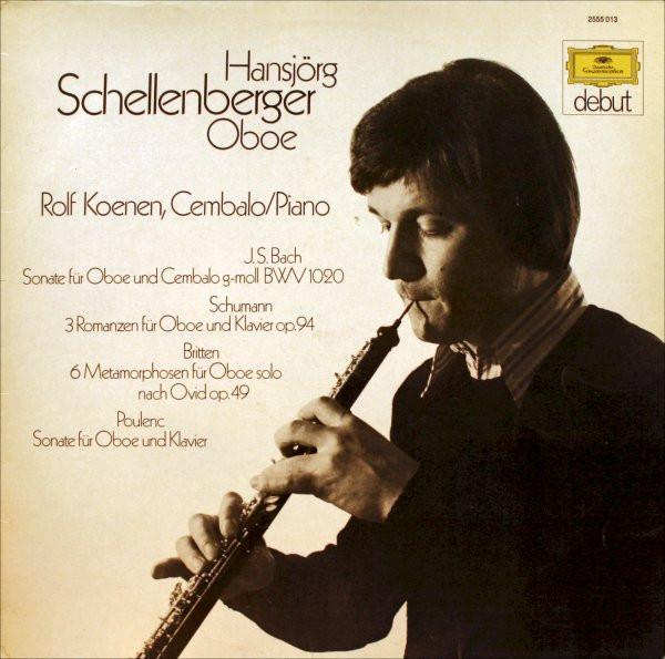 

Виниловая пластинка HANSJRG SCHELLENBERGER ROLF KOEN Соната для гобоя и клавесина соль минор 2555013 Deutsche Grammo 1974 Германия Классика Б/у