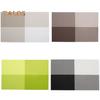 Placemat Wear Resistant Waterproof Non-slip Heat Insulation Rectangular Table Mat Glassware Cup Coaster