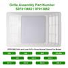 ABS Bathroom Ventilation Grille with Noise Reduction Designs S97013662 Tool Easy Mounting Systems Air Circulation Grille