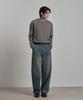WORK ON BODY OFF Terre Semi-Overfit Pigment T-Shirt [Gray]