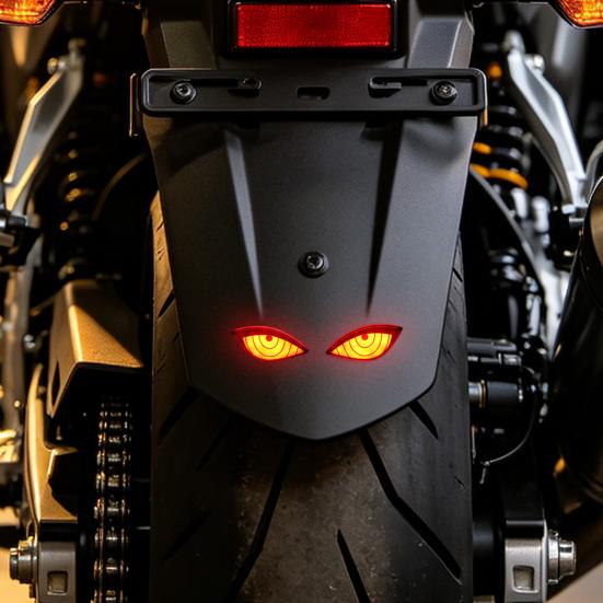 Ghost Eye Motorcycles LED Lights with Waterproof Dynamic Lighting Rear Taillights for Car And Vehicle