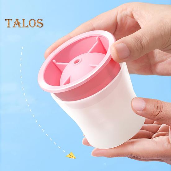 6Pcs Ice Tray Silicone Sphere Ice Mold Maker Food Grade Easy Release Ice Cube Mold with Lids Stackable Spherical Ice Makers