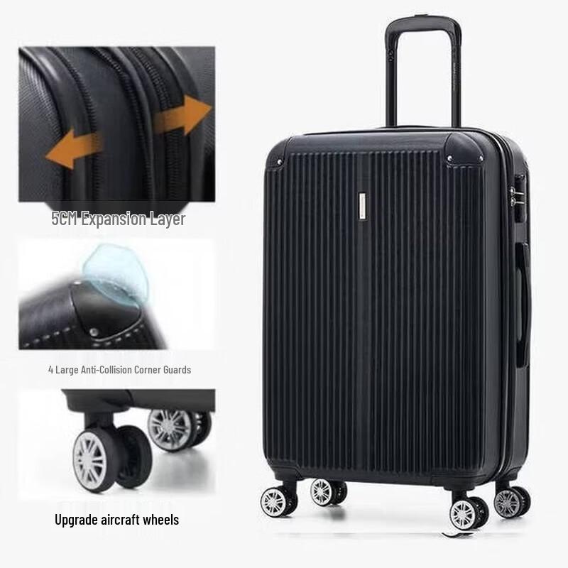 OIWAS OCX6623 ABS Hardside Luggage with Silent Spinner Wheels