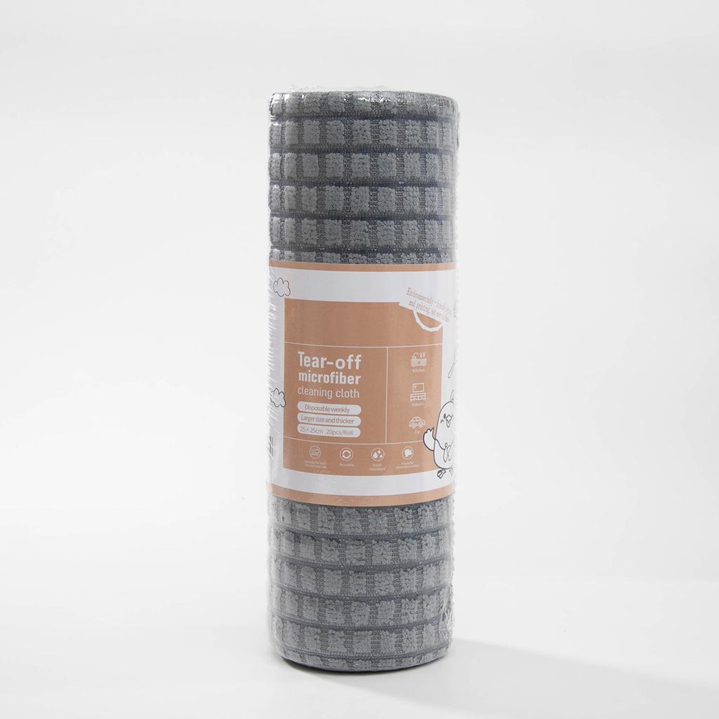 Microfiber Plaid Lazy Hand-torn Rag Cleaning Towel Kitchen Cleaning Can Not Shed Hair Scouring Cloth