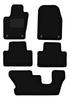 Black Velour Floor Mats For: Dodge Durango III 7-seater (2010-2020)