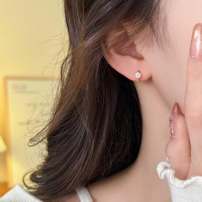 S925 Sterlingsilber Minimalistische Diamant-Ohrbündchen für Damen - Exquisiter, Stapelbarer und Hochwertiger Japanischer Ohrschmuck