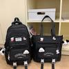 Schoolbags for Children Elementary School Students for Girls Junior High School Students Letter Backpack