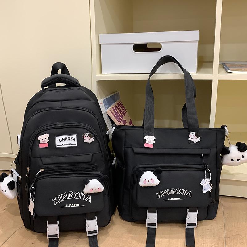 Schoolbags for Children Elementary School Students for Girls Junior High School Students Letter Backpack