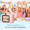 Kids Camera, Christmas Birthday Gifts for Boys Age 3-9, HD Digital Video Cameras for Toddler, Portable Toy for 3 4 5 6 7 8 Year Old Boy with 32GB SD