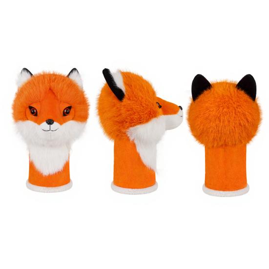 Plush Animal Golf Club Headcover Goat Fox Chipmunk Elk Wolf Sheepdog Raccoon