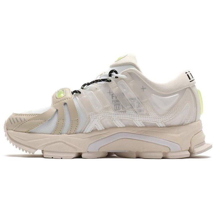 Li Ning Furious Rider ACE 1.5 Chunky Sneakers Women's Low Top Ecru/Yellow ARZP014-6