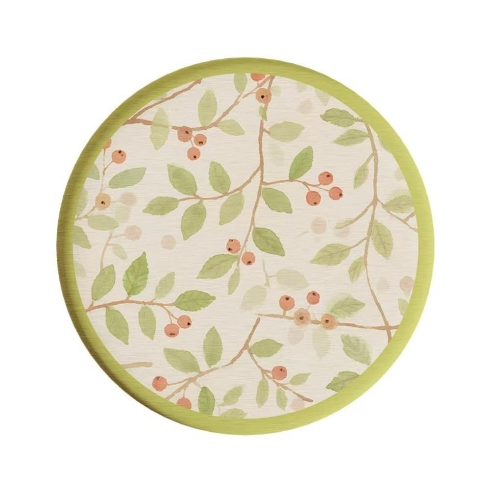 Round Diatom Coaster Flower Heat Resistant Pads Table Decoration Cup Mat Gifts
