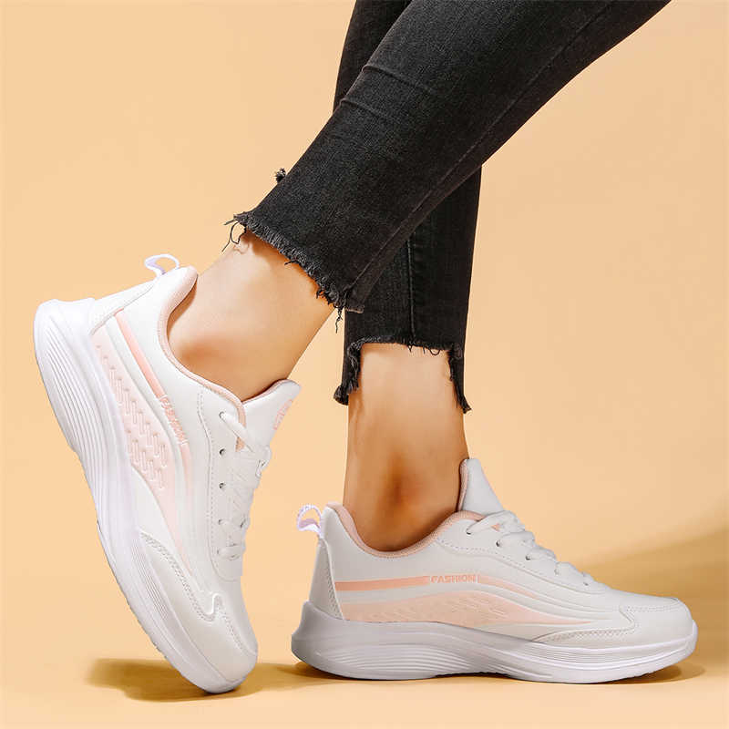 Fashion Normal Leather Big Sole Women's Black Boot Mary Jane Sneakers For Teen Autumn Shoes Sport Fashion Minimalist Model Sunny