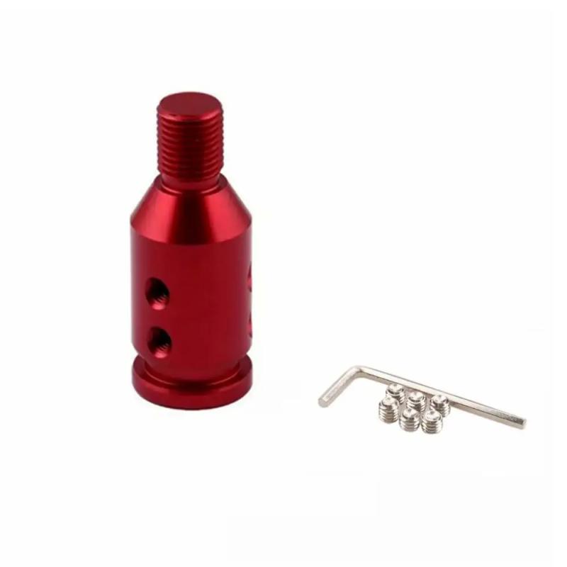 M12x1.25mm /M10x1.5mm Universal Aluminum Gear Knob Shifter Adapter For Non Threaded Shifters For Mini 4 Colors