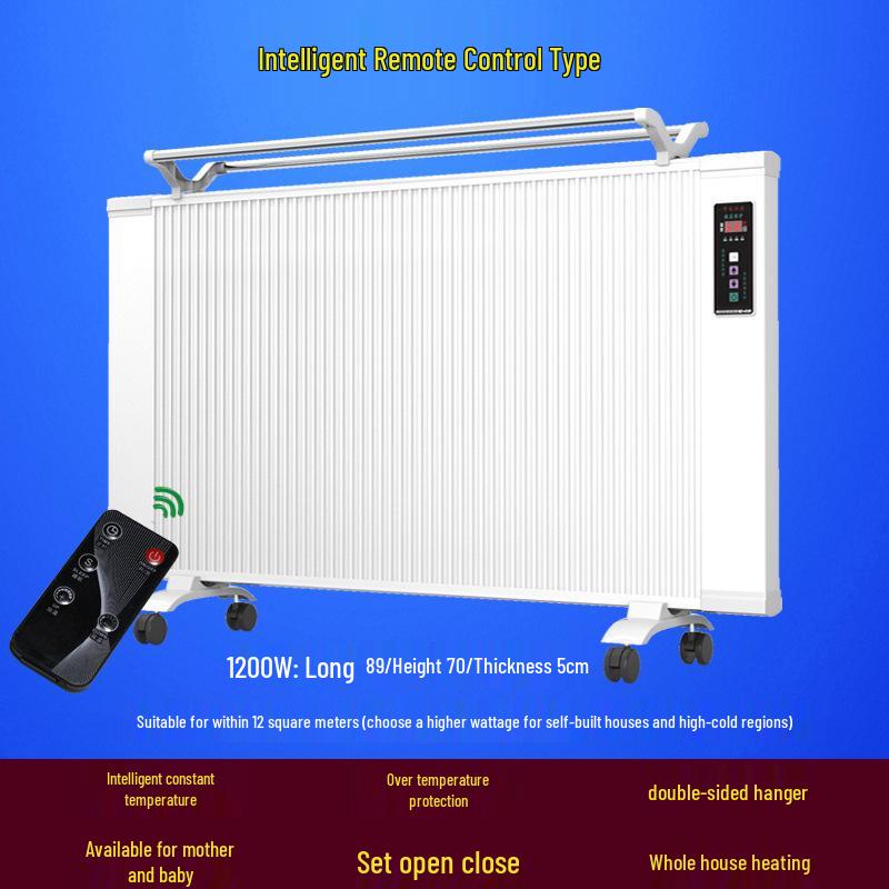 Energy-Efficient Graphene Wall-Mounted Heater for Large Areas