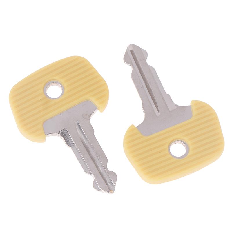 2Pcs 701 Forklift Ignition Key For Trucks 28520480 Yellow Ignition Key Power Start Key Manual Electric Forklift Accessories