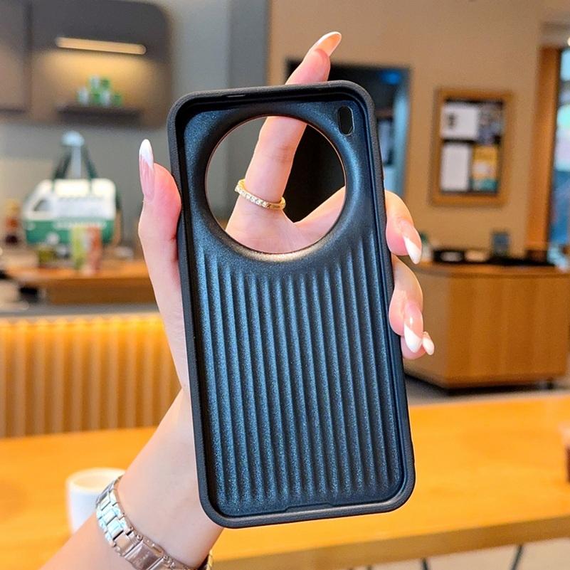 Color-block Dual-Line Built-in Wireless Charging Magnetic Ring Case For VIVO X300 Pro x300 X200 Ultra X200s X100 Protect Cover