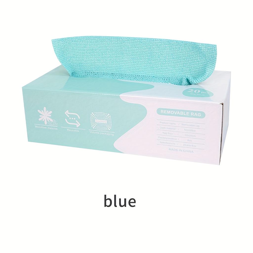 High qualityExtractable Dishcloths 20pcs/Box, Microfiber Cleaning Cloths for Dishes & Utensils Multi-Purpose Towels, Double-Sided Scrubbers, Scouring