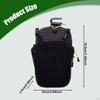Crossbody Bag Accessory Pouch Organizer Storage Belt Nylon Zipper Hanging Suitable for Hiking