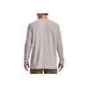 Under Armour Logo Print Crew Neck Long Sleeve Sweatshirt Men sweatshirt Gray 1373179-592