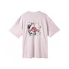 Puma X Skullpanda Breathable Comfortable Soft Round Neck Printed Short Sleeve T-Shirt Unisex Tops Light-Purple 534702-17