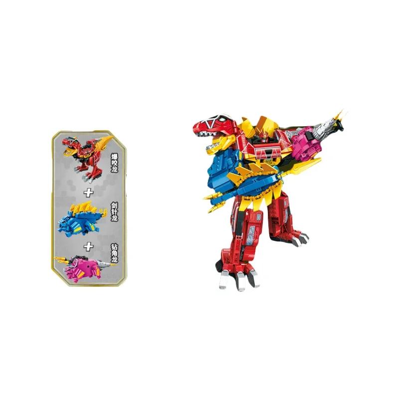 Keeppley Super Sentai Building Blocks 3 IN 1 Zyuden Sentai Kyoryuger Desktop Decoration Puzzle Assembling Model Toy Gift for Boy