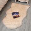 European Style Modern Minimalist Faux Wool Long Pile Rug for Living Room and Bedroom