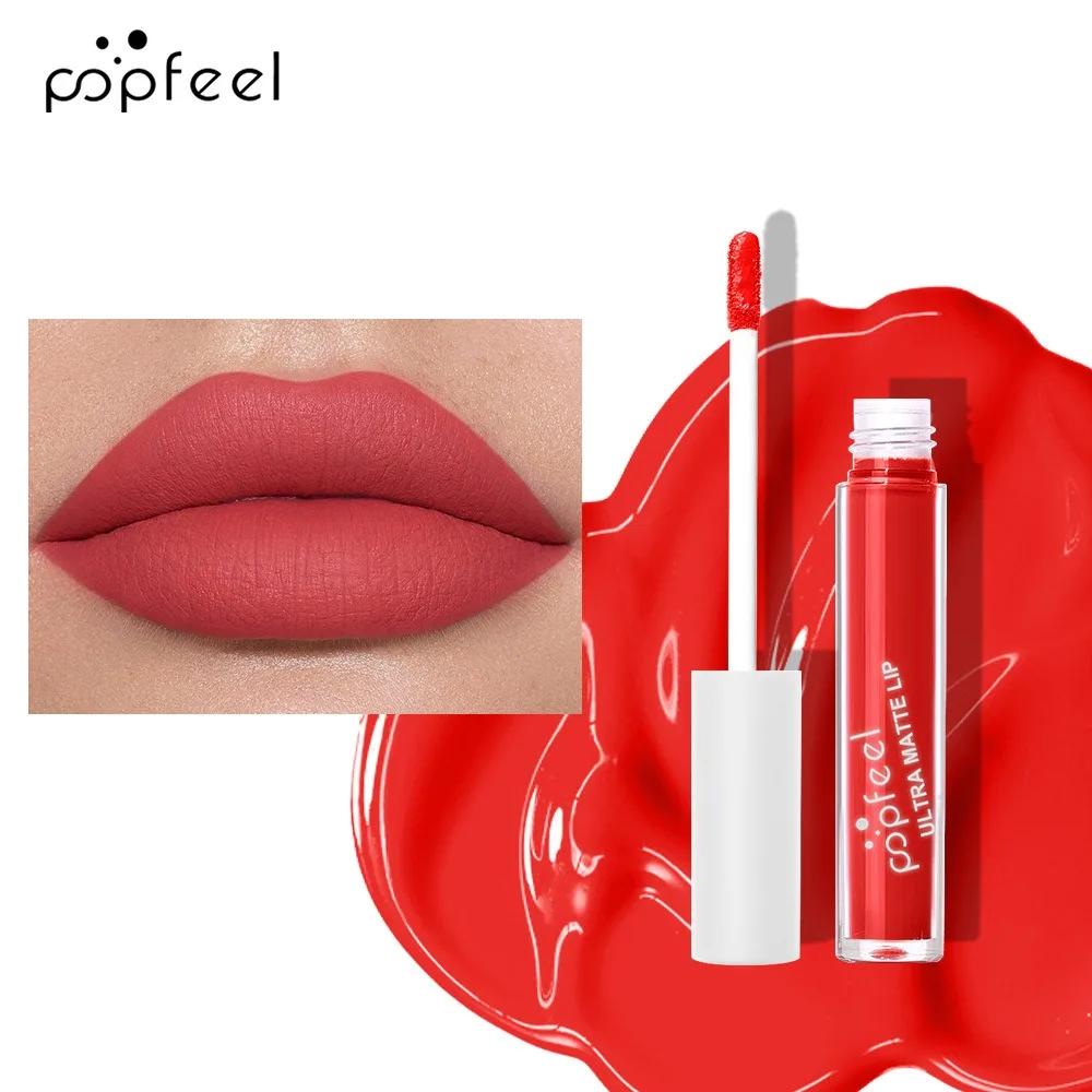 High-Pigment Ultra Matte Mist Lip Gloss Long-lasting Waterproof Moisturizing Velvet Lip Glaze Natural Healthy Lipstick Cosmetics